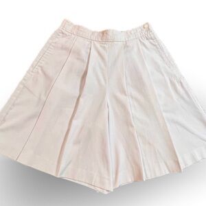 VINTAGE 80s white tennis skirt skort high waisted country club Bermuda shorts